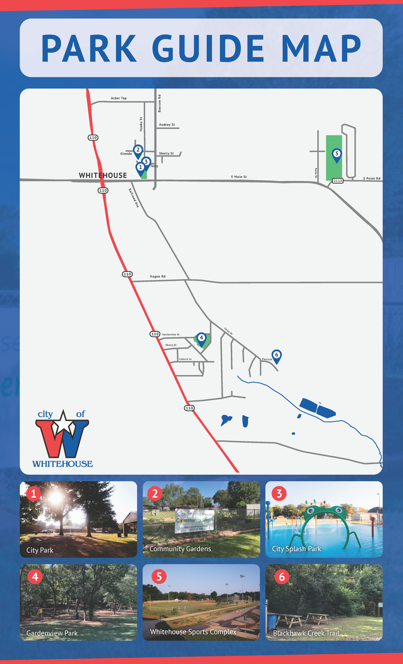 City of Whitehouse Parks Posters 3